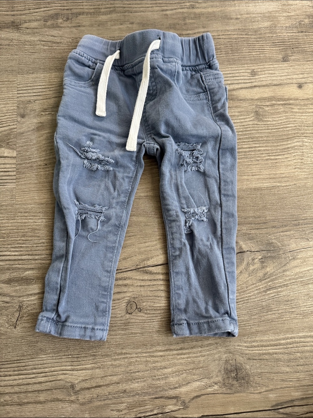 Olive + Scout Baby Distressed Skinny Jeans - Blue